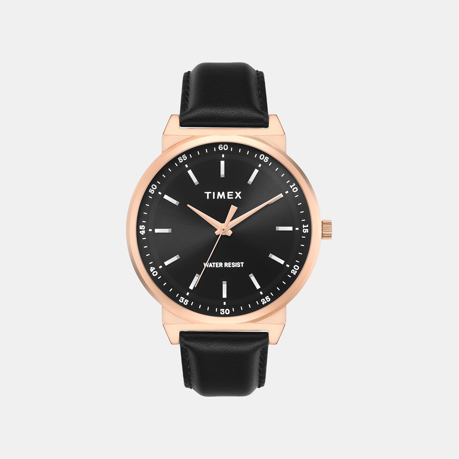 Trendline Men Quartz Black Dial Analog Leather Watch TWTG14702T