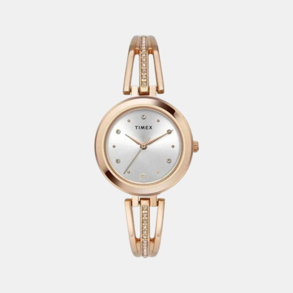 Classics Women Quartz Silver Dial Analog Stainless Steel Watch TWTL10309