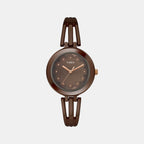 Classics Women Quartz Brown Dial Analog Brass Watch TWTL10313
