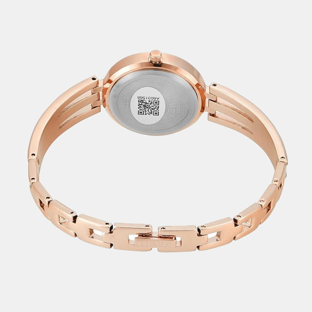 Trendline Women Quartz Pink Dial Analog Brass Watch TWTL10323