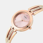 Trendline Women Quartz Pink Dial Analog Brass Watch TWTL10323