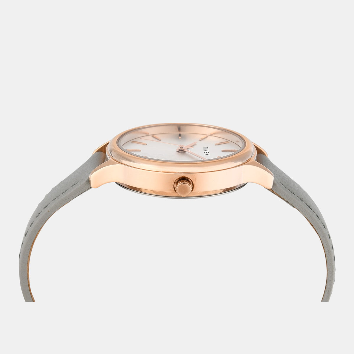 Fashion Women Quartz Silver Dial Analog Leather Watch TWTL12104