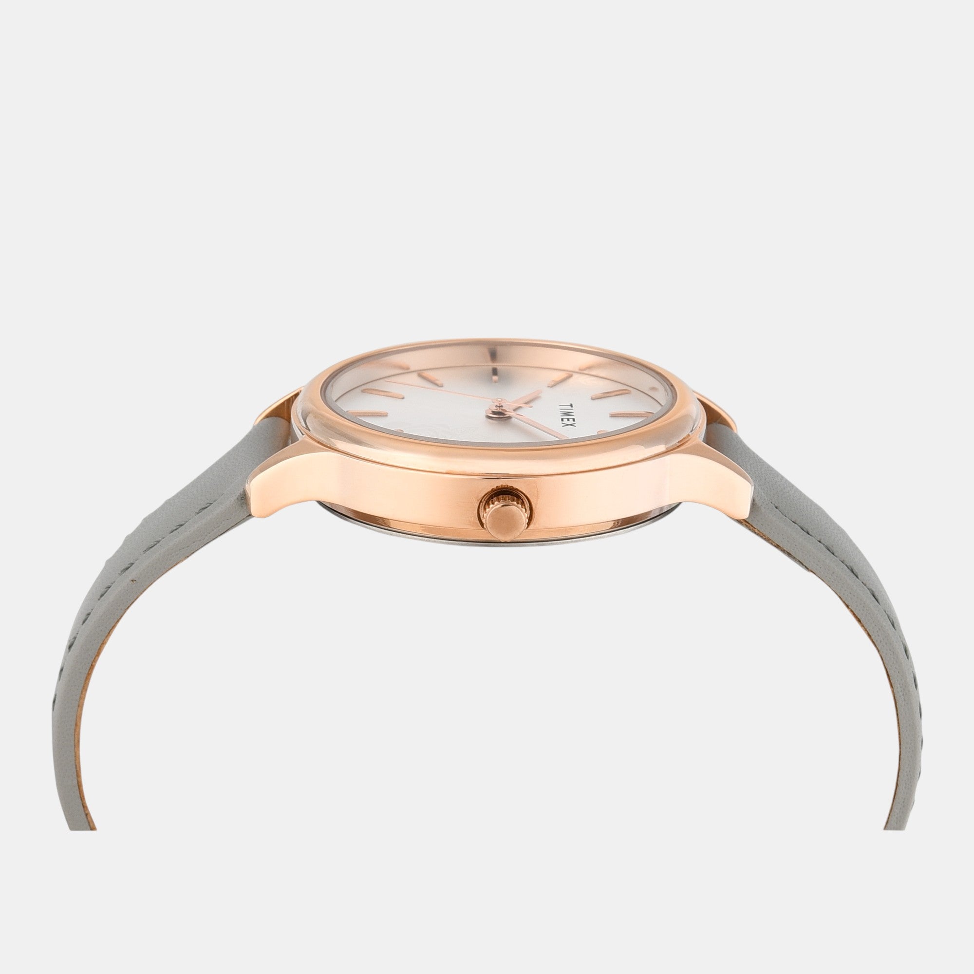 Fashion Women Quartz Silver Dial Analog Leather Watch TWTL12104