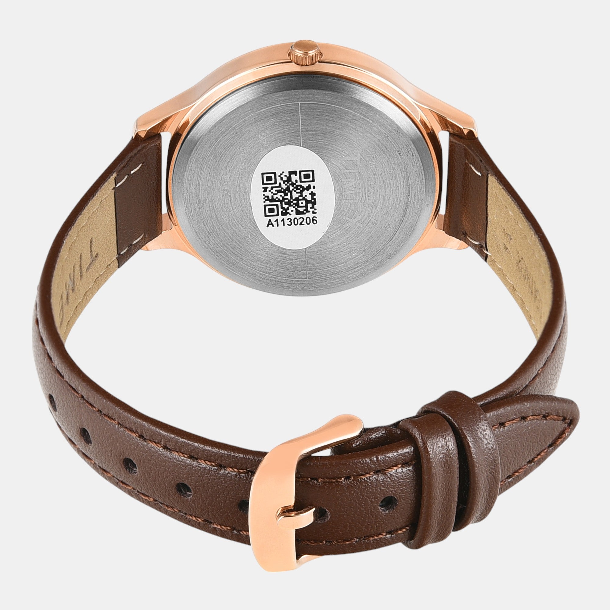 Fashion Women Quartz Silver Dial Analog Leather Watch TWTL12105