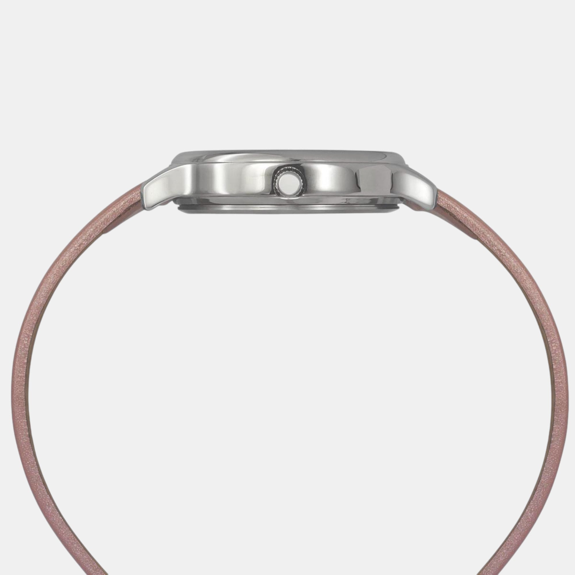 Classics Women Quartz Silver Dial Analog Leather Watch TWTL12107