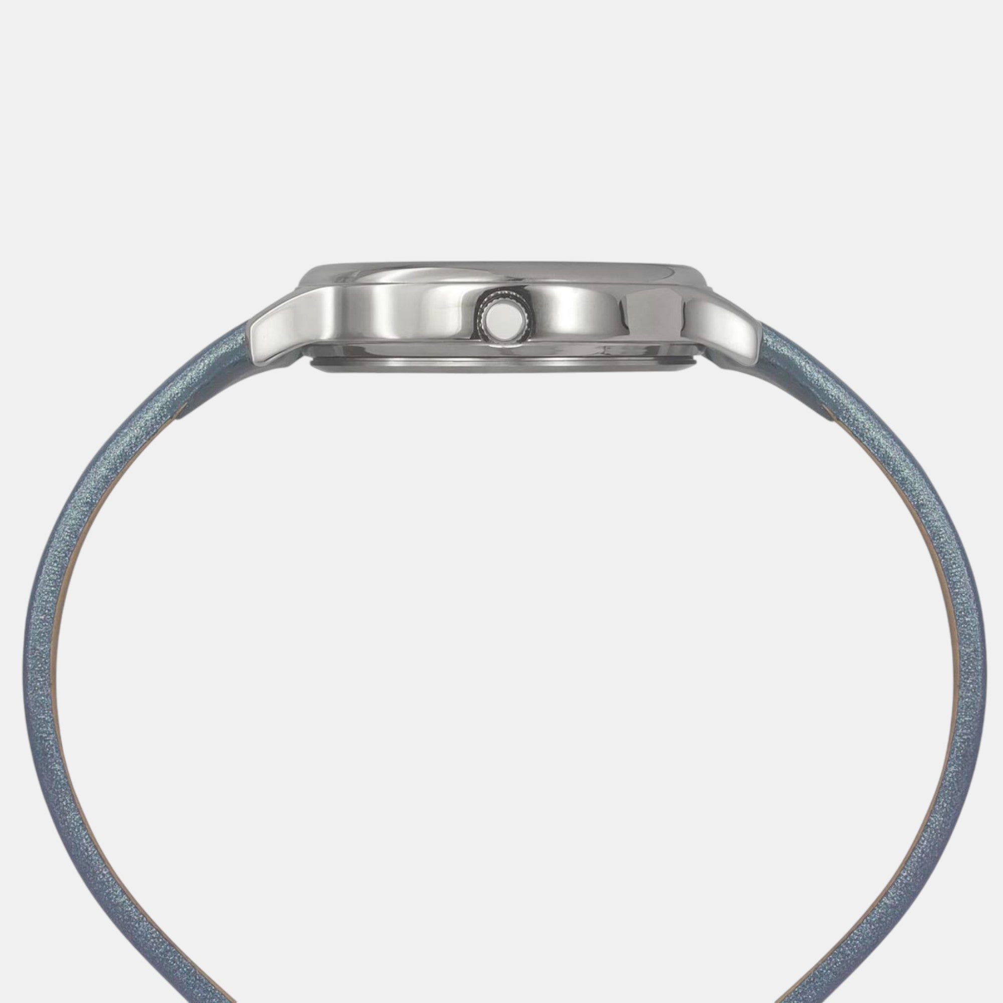 Classics Women Quartz Blue Dial Analog Leather Watch TWTL12108