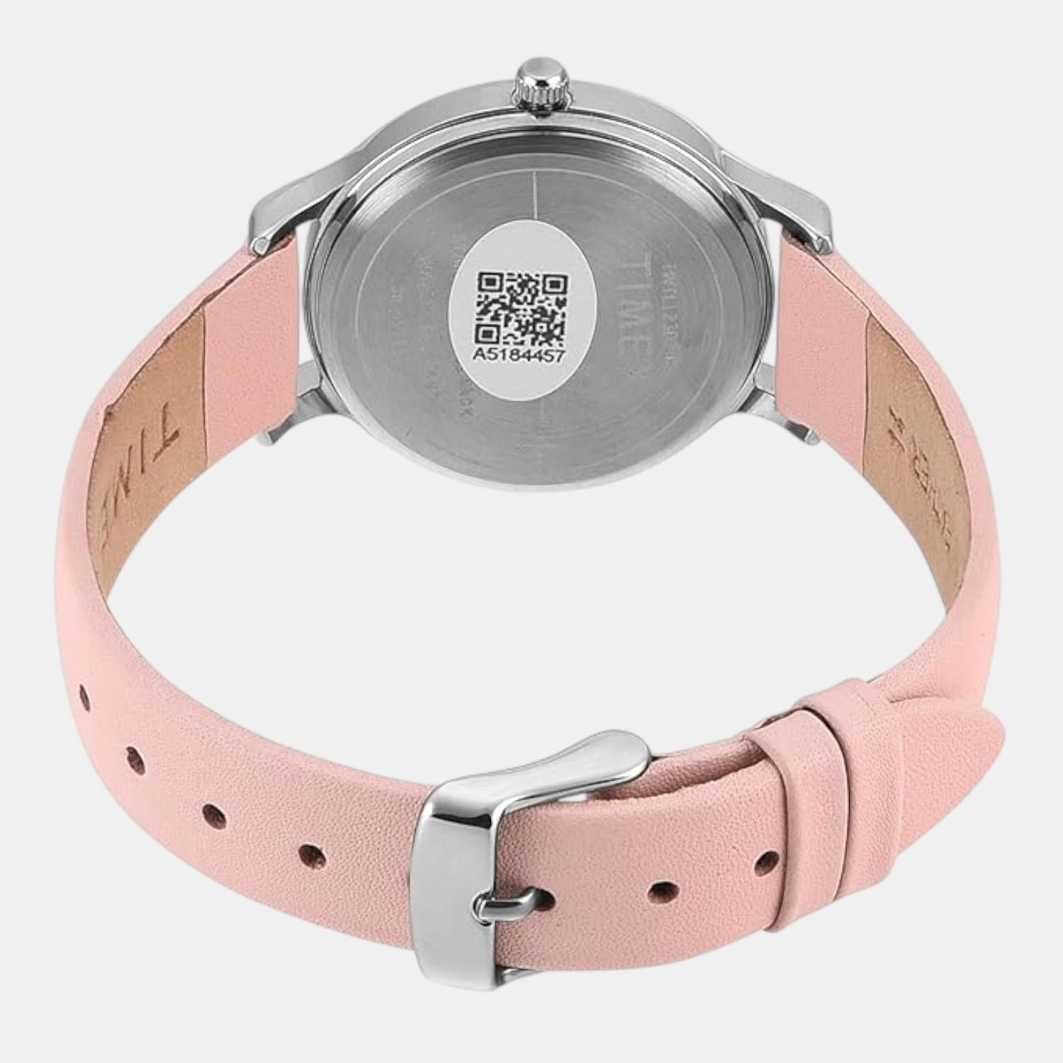 Classics Women Quartz Pink Dial Analog Leather Watch TWTL12307