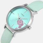 Classics Women Quartz Blue Dial Analog Leather Watch TWTL12308