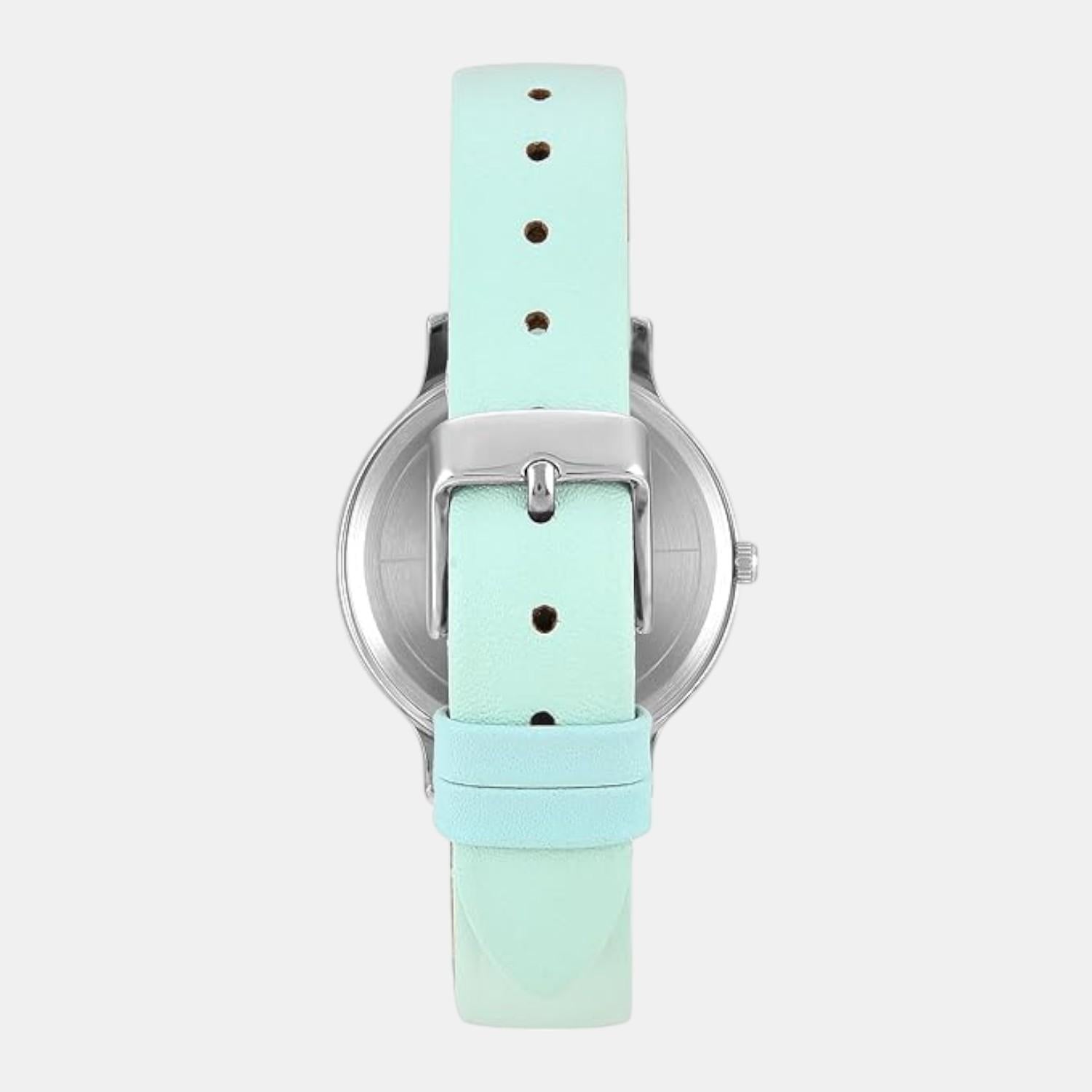 Classics Women Quartz Blue Dial Analog Leather Watch TWTL12308