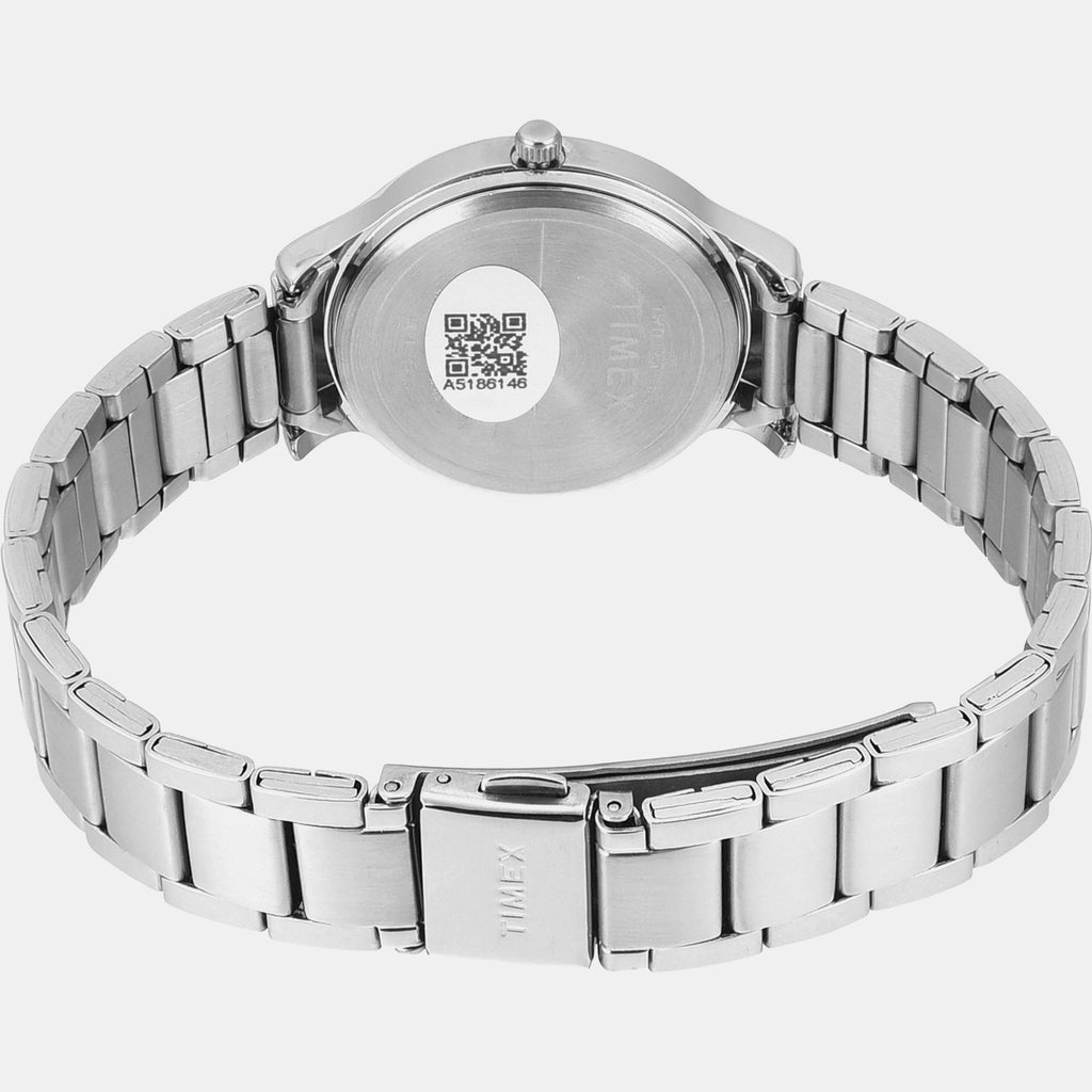 Classics Women Quartz Blue Dial Analog Stainless Steel Watch TWTL12309