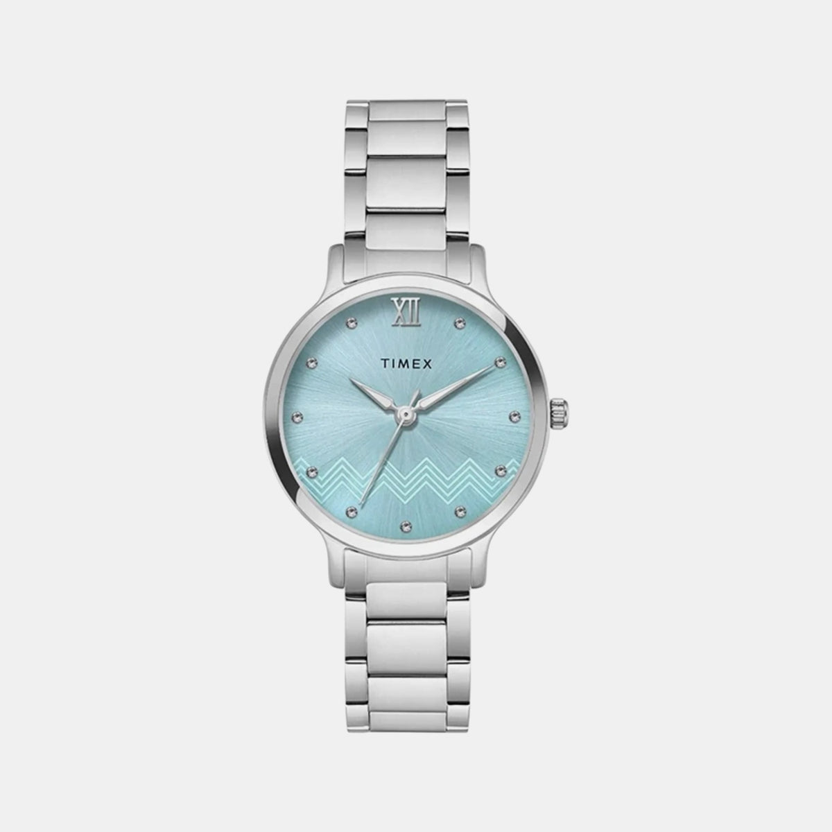 Trendline Women Quartz Blue Dial Analog Stainless Steel Watch TWTL12309