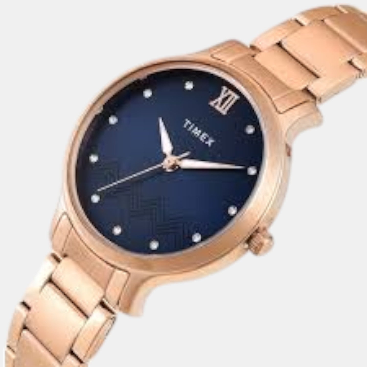 Classics Women Quartz Blue Dial Analog Stainless Steel Watch TWTL12310