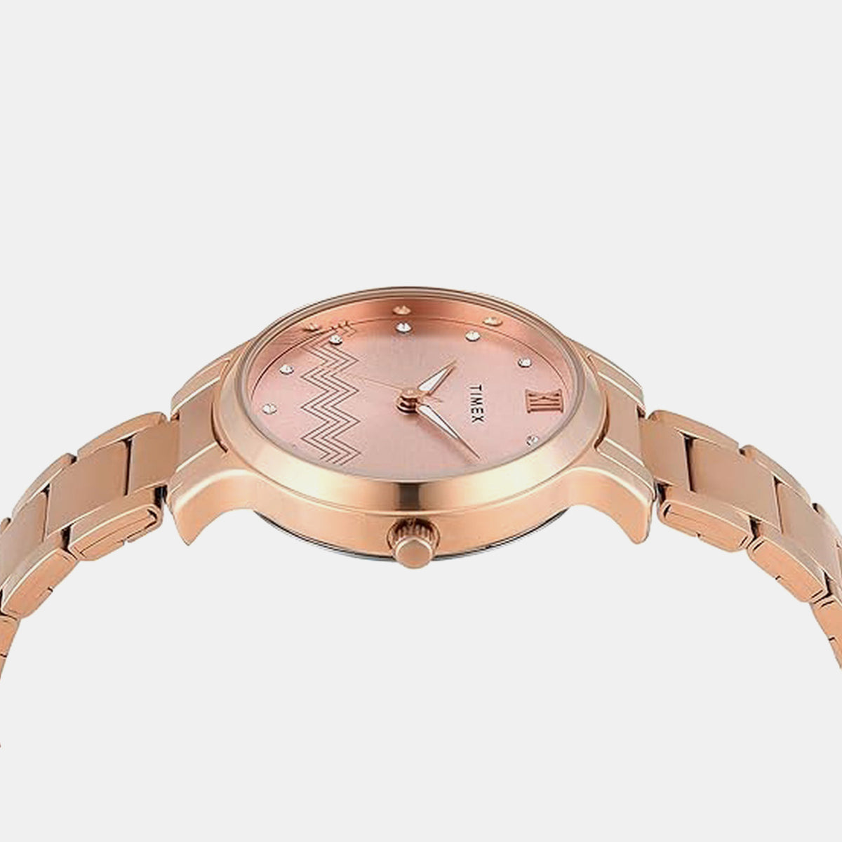 Trendline Women Quartz Rose Gold Dial Analog Stainless Steel Watch TWTL12311