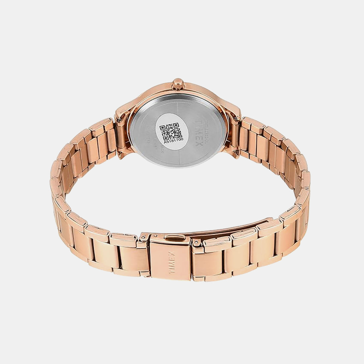 Trendline Women Quartz Rose Gold Dial Analog Stainless Steel Watch TWTL12311