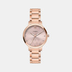 Classics Women Quartz Rose Gold Dial Analog Stainless Steel Watch TWTL12311
