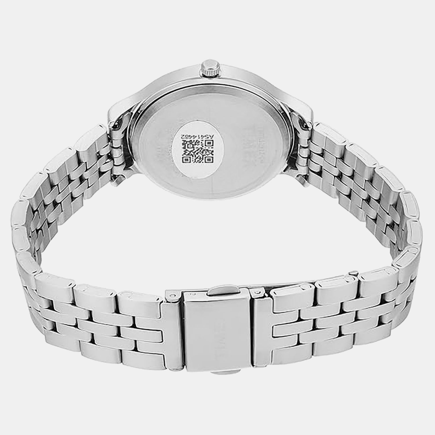 Fashion Women Quartz Blue Dial Analog Stainless Steel Watch TWTL12312