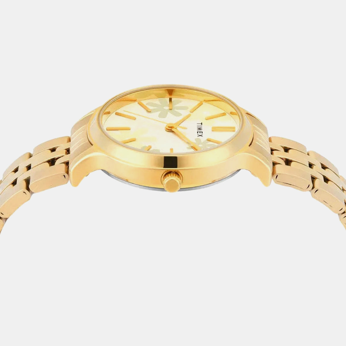 Trendline Women Quartz Champagne Dial Analog Stainless Steel Watch TWTL12313