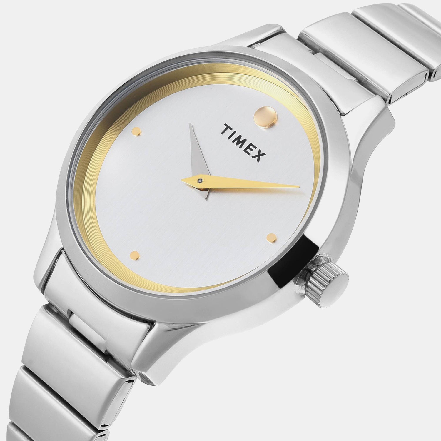 Classics Women Quartz Silver Dial Analog Stainless Steel Watch TWTL13700