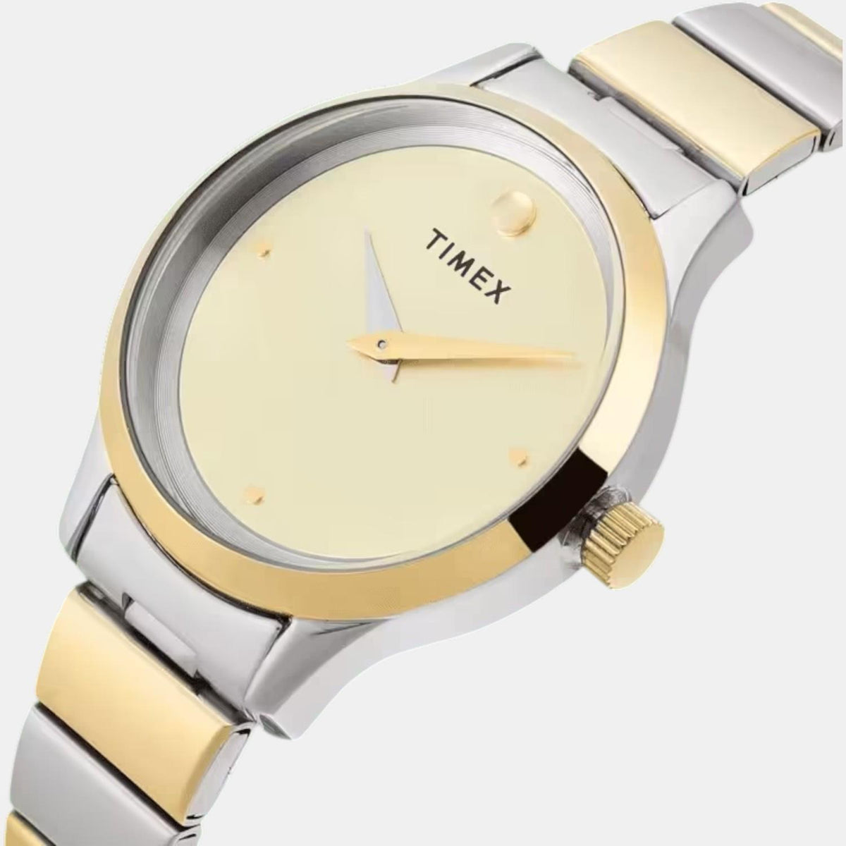 Trendline Women Quartz Champagne Dial Analog Stainless Steel Watch TWTL13701