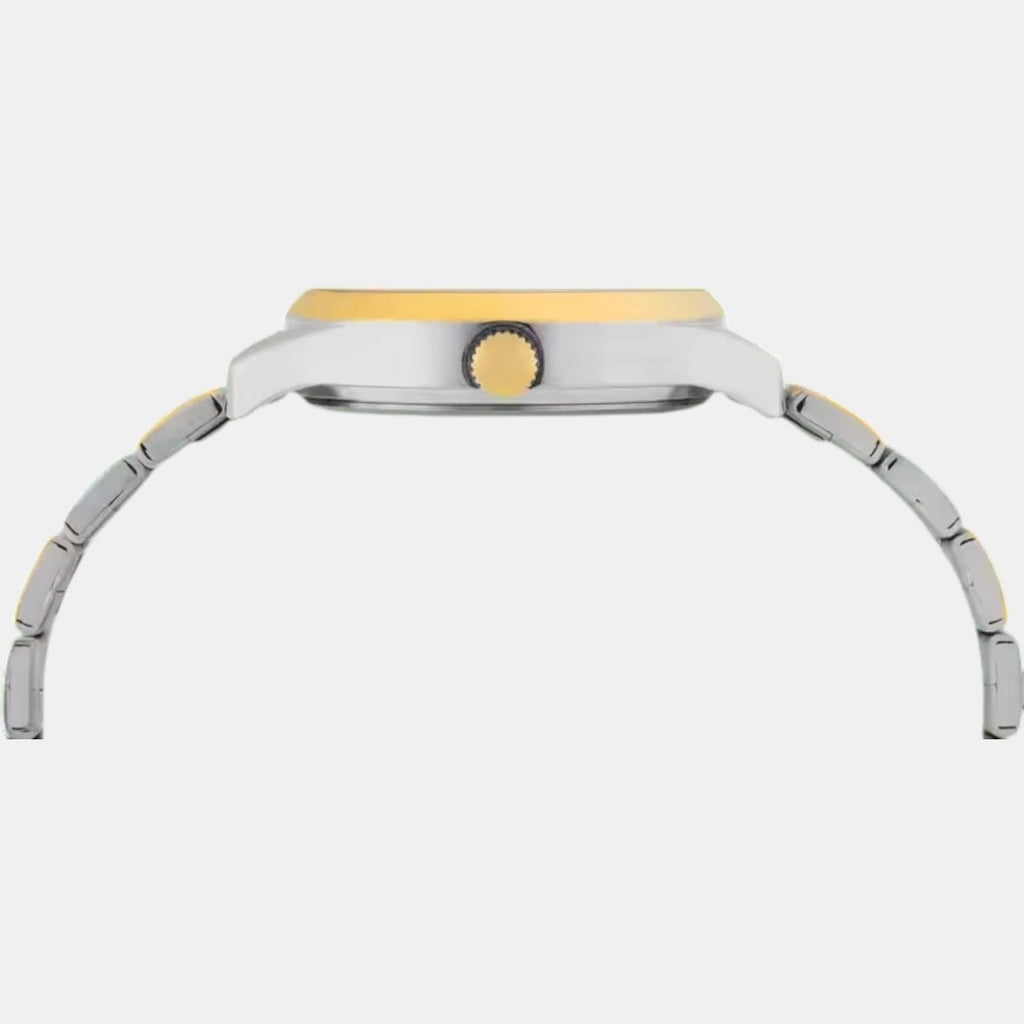 Classics Women Quartz Champagne Dial Analog Stainless Steel Watch TWTL13701