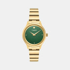 Classics Women Quartz Green Dial Analog Stainless Steel Watch TWTL13702