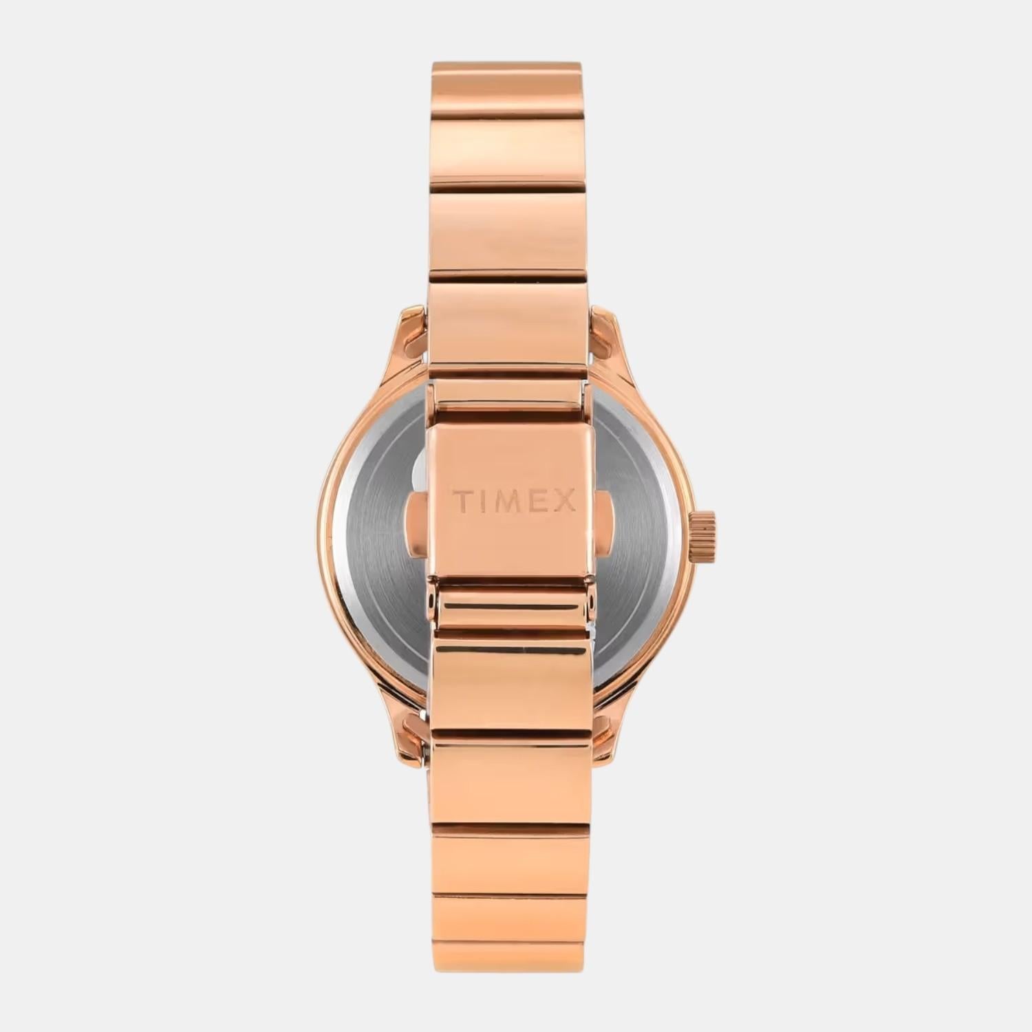 Classics Women Quartz Blue Dial Analog Stainless Steel Watch TWTL13703