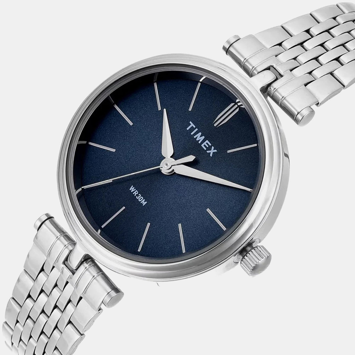 Trendline Women Quartz Blue Dial Analog Stainless Steel Watch TWTL14000