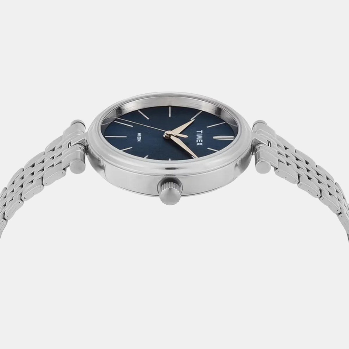 Trendline Women Quartz Blue Dial Analog Stainless Steel Watch TWTL14000