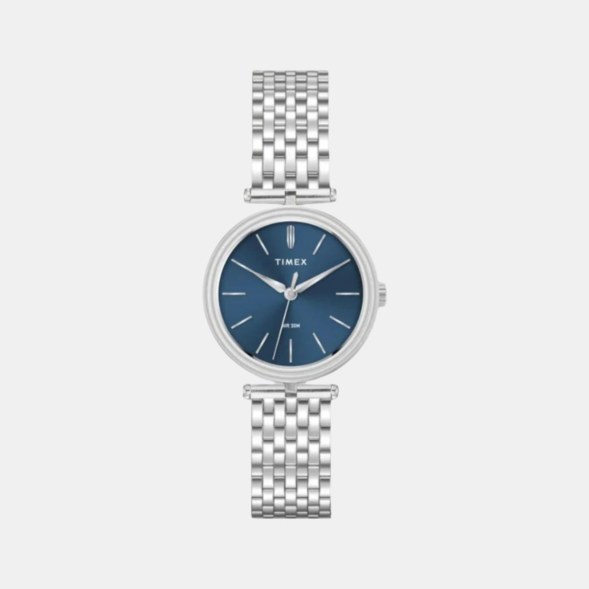 Trendline Women Quartz Blue Dial Analog Stainless Steel Watch TWTL14000