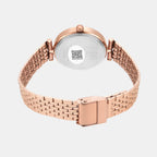 Fashion Women Quartz White Dial Analog Stainless Steel Watch TWTL14001