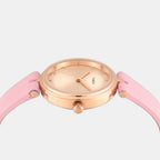 Trendline Women Quartz Rose Gold Dial Analog Leather Watch TWTL14005