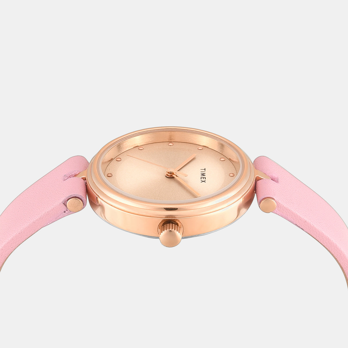 Trendline Women Quartz Rose Gold Dial Analog Leather Watch TWTL14005