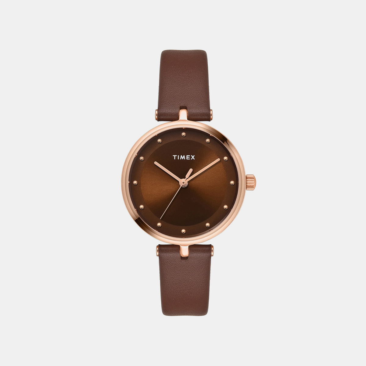 Trendline Women Quartz Brown Dial Analog Leather Watch TWTL14006