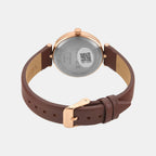 Trendline Women Quartz Brown Dial Analog Leather Watch TWTL14006
