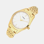 Fashion Women Quartz Grey Dial Analog Stainless Steel Watch TWTL14101