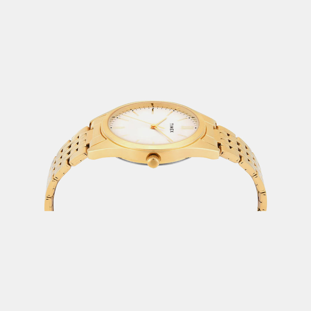 Fashion Women Quartz Grey Dial Analog Stainless Steel Watch TWTL14101