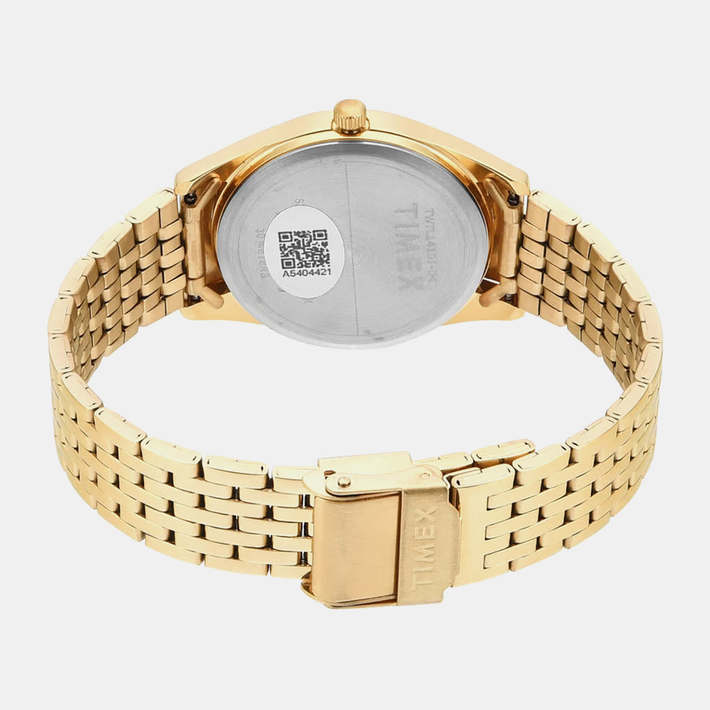 Fashion Women Quartz Grey Dial Analog Stainless Steel Watch TWTL14101