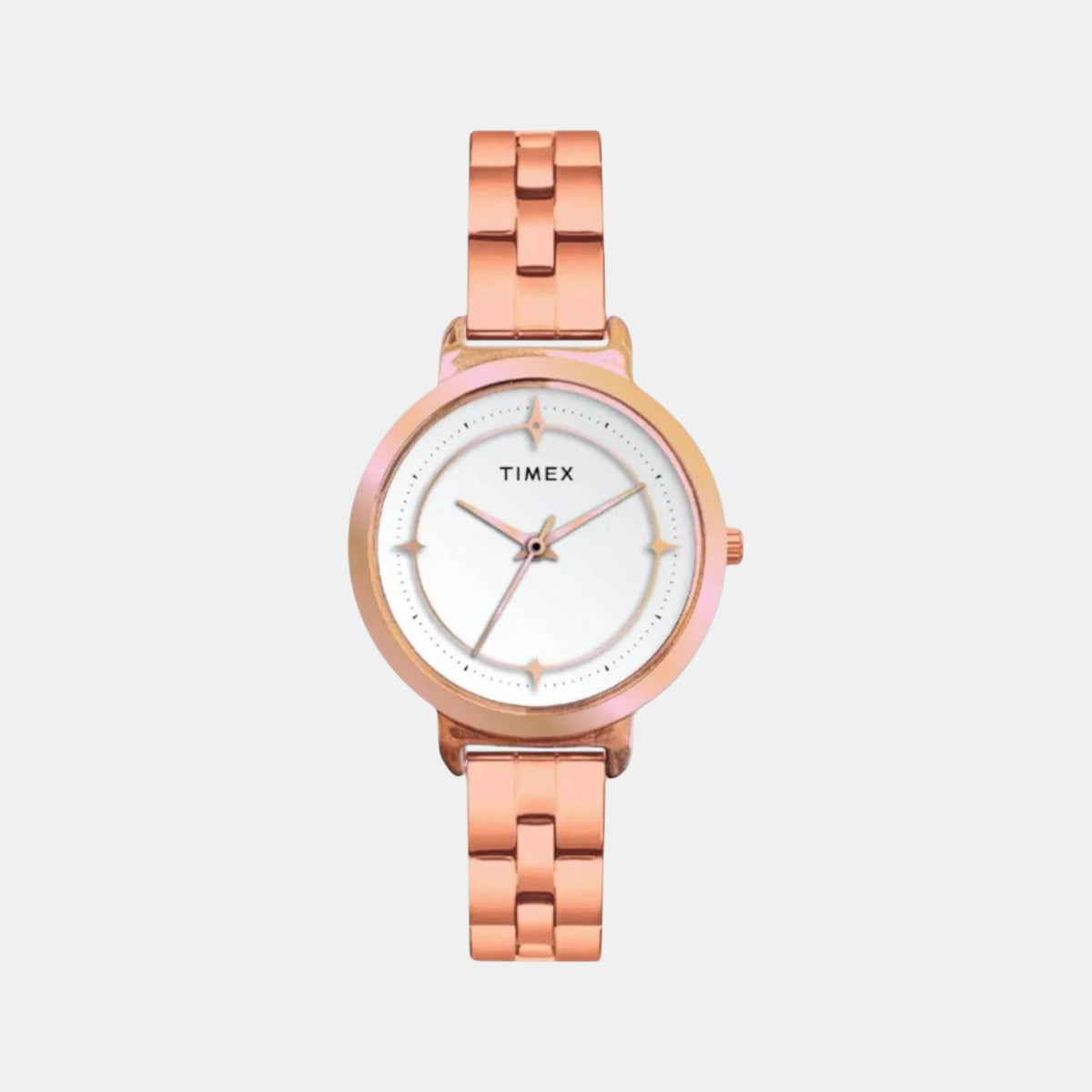 Trendline Women Quartz White Dial Analog Stainless Steel Watch TWTL14201