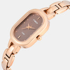Trendline Women Quartz Brown Dial Analog Brass Watch TWTL16302T