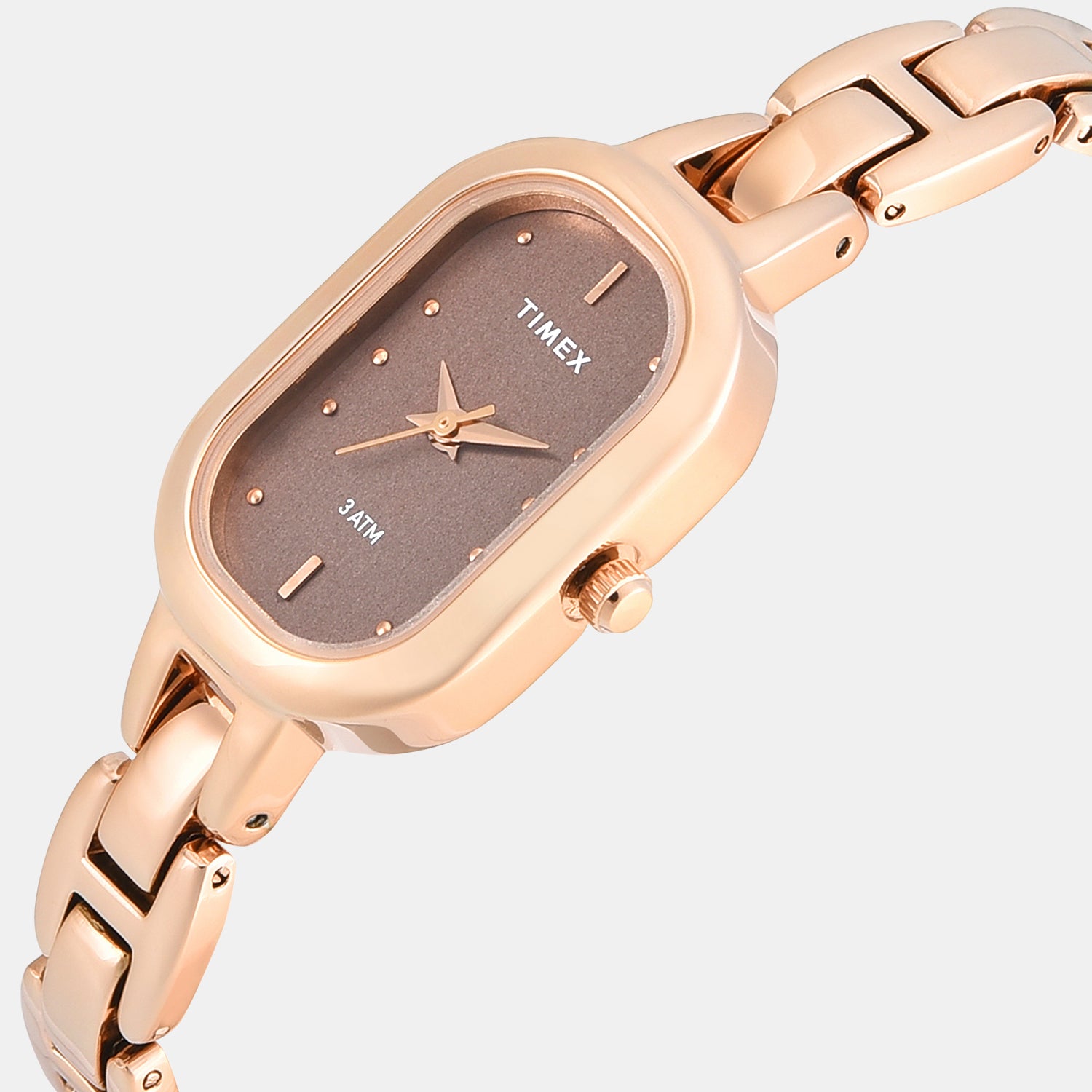 Trendline Women Quartz Brown Dial Analog Brass Watch TWTL16302T