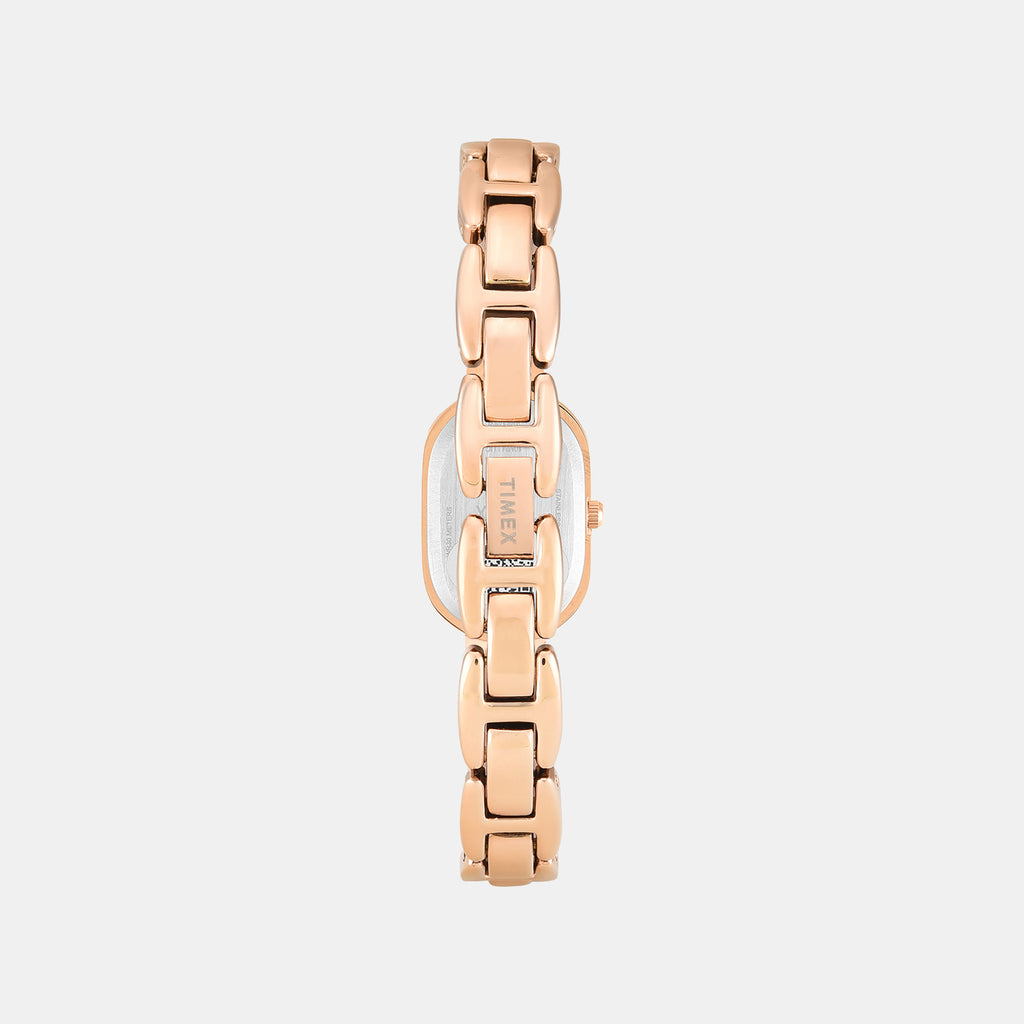 Trendline Women Quartz Brown Dial Analog Brass Watch TWTL16302T