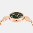 Women Quartz Green Dial Analog Brass Watch TWTL16400T