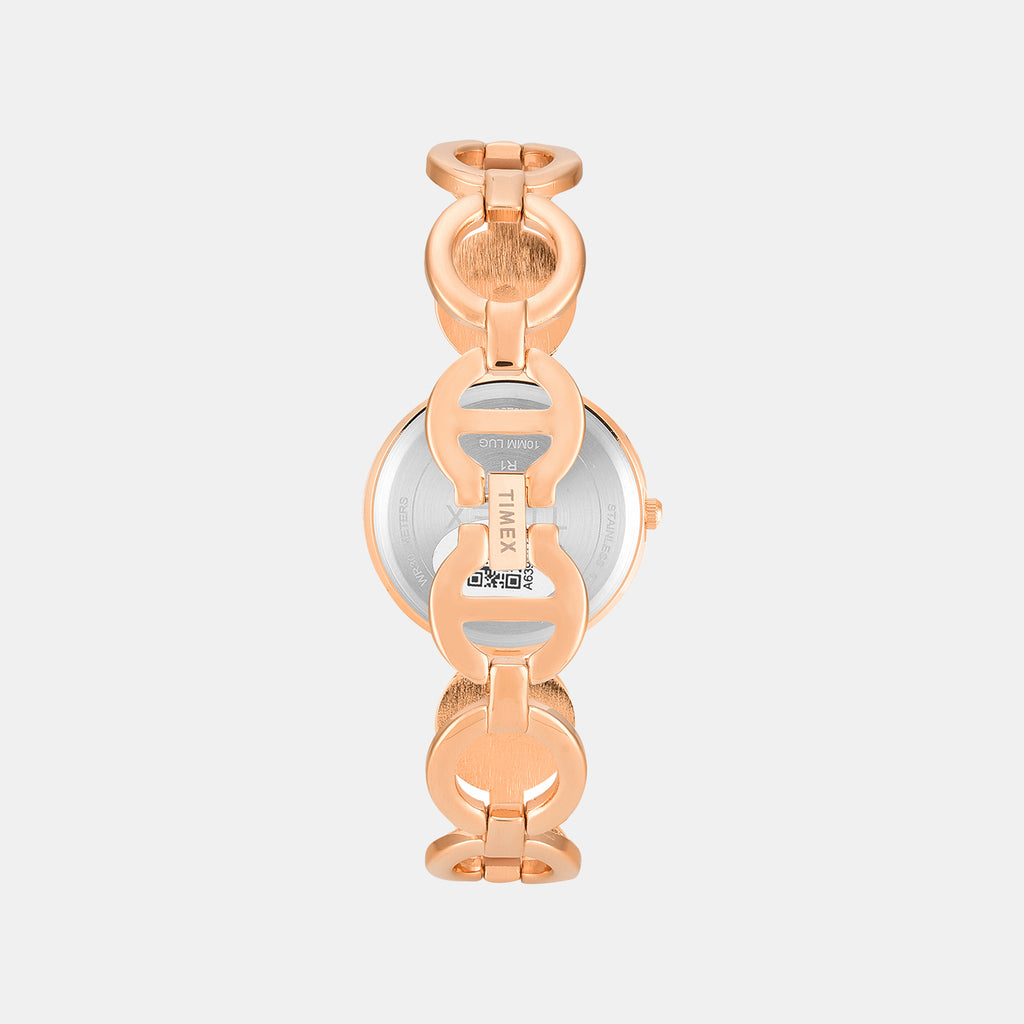 Women Quartz Green Dial Analog Brass Watch TWTL16400T