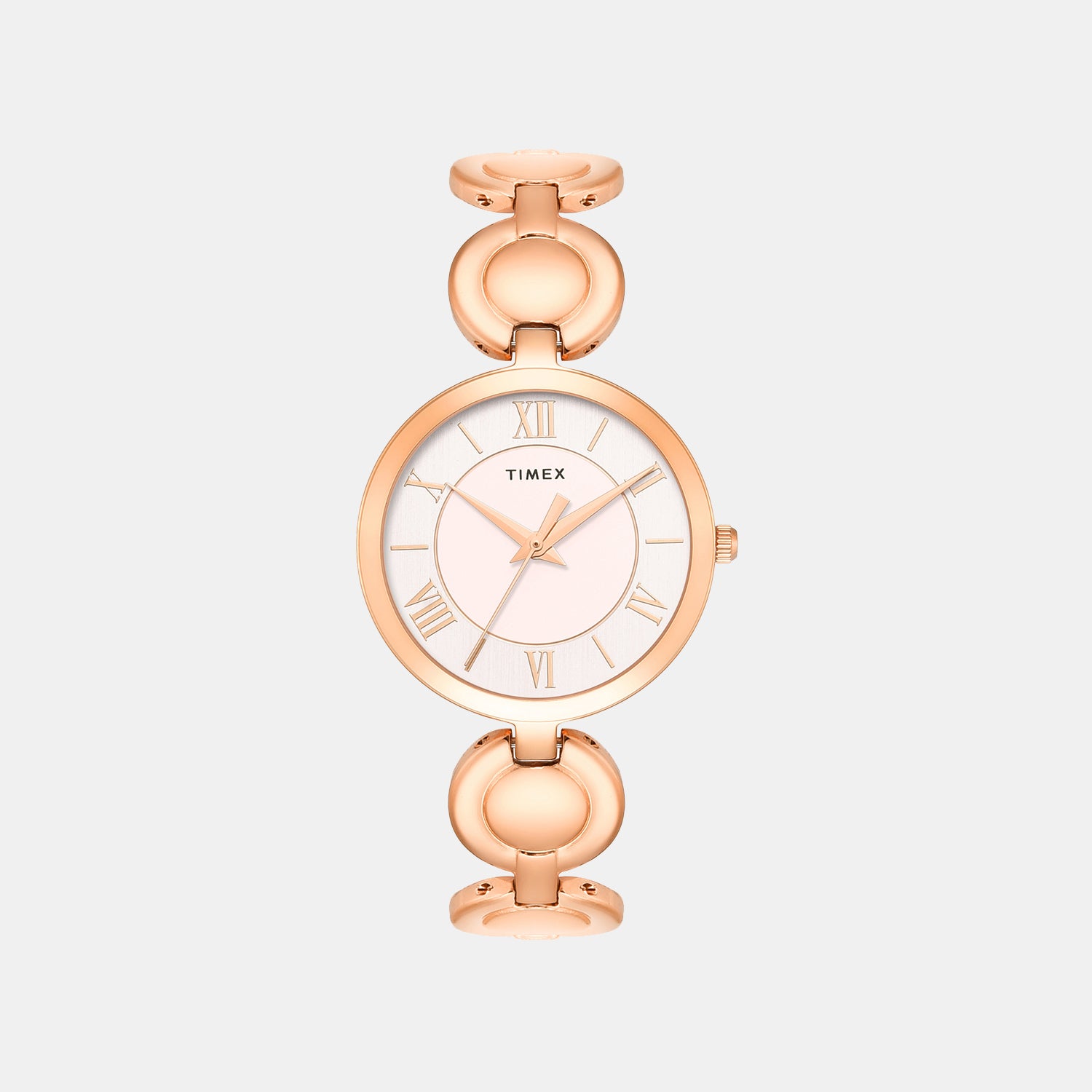 Women Quartz Pink Dial Analog Brass Watch TWTL16401T