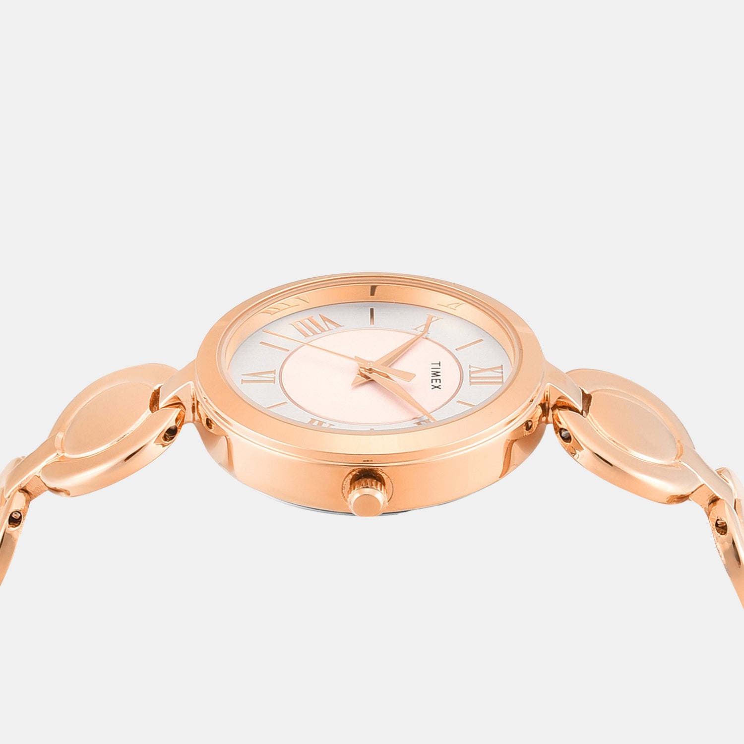 Women Quartz Pink Dial Analog Brass Watch TWTL16401T