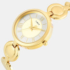 Women Quartz Champagne Dial Analog Brass Watch TWTL16402T