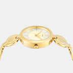 Women Quartz Champagne Dial Analog Brass Watch TWTL16402T