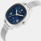 Trendline Women Quartz Blue Dial Analog Stainless Steel Watch TWTL16500T