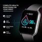 Men's Black Digital Fit 3.0 Silicon Smart Watch TWTXW400T