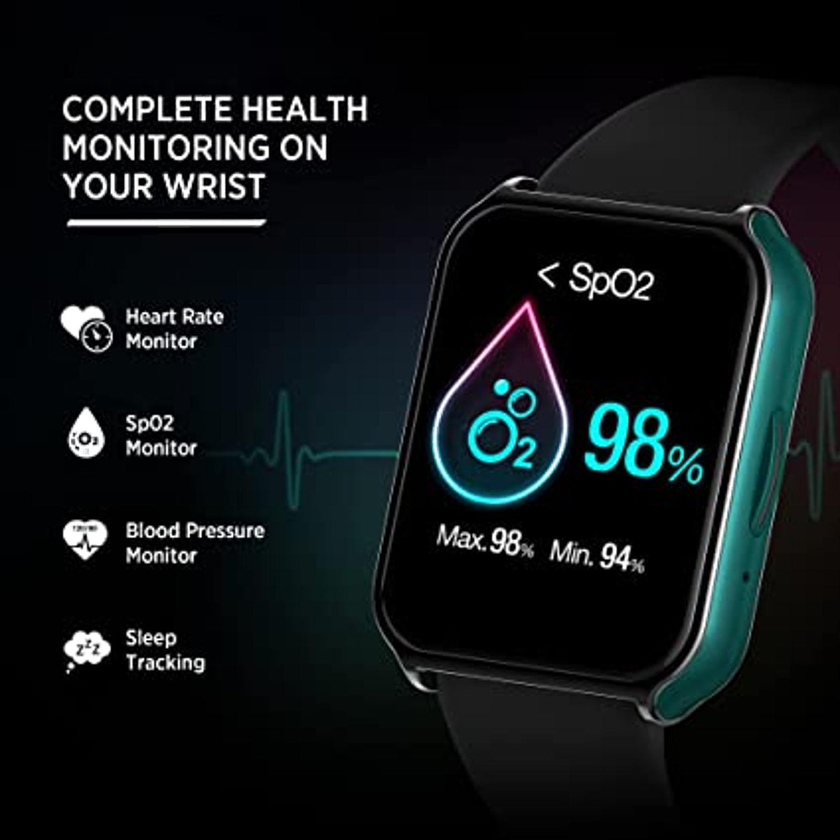 Unisex Automatic Black Dial Digital Silicone Watch TWTXW402T